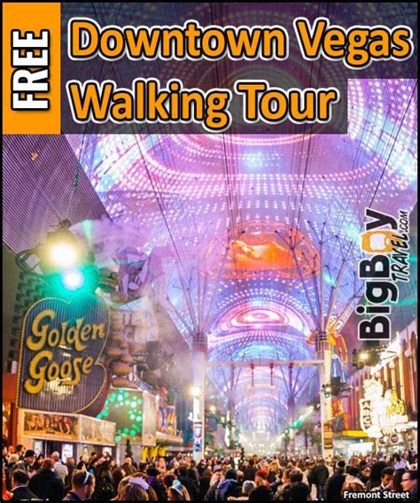 fremont street walking map.